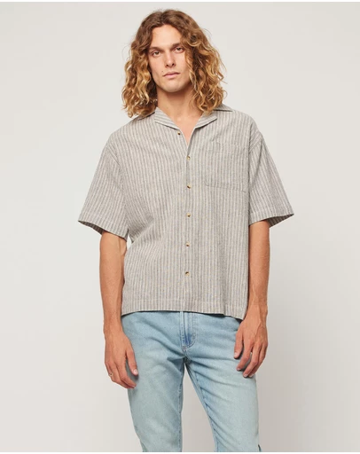 Rolla's - Earth Stripe Bowler Shirt