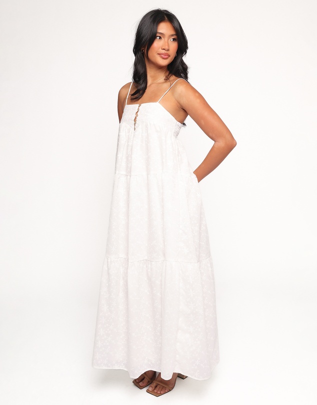 Petal & Pup - Kendal Maxi Dress - White