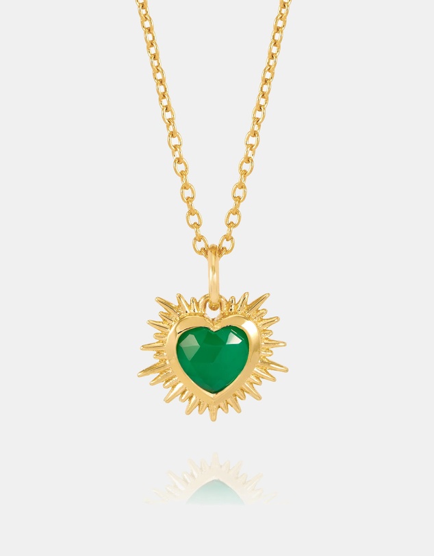 Rachel Jackson - Electric Love May Birthstone Heart Necklace