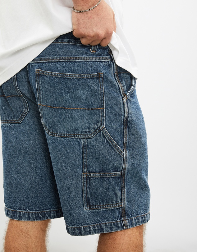 Vintage by The Real Deal - Pre Loved - Vintage Faded Glory Denim Carpenter Shorts