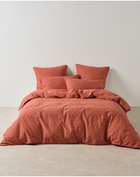 Linen House - Volley Check European Pillowcase