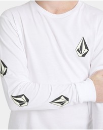 Volcom - Boys 8 to 16 Iconic Stone Long Sleeve T-Shirt
