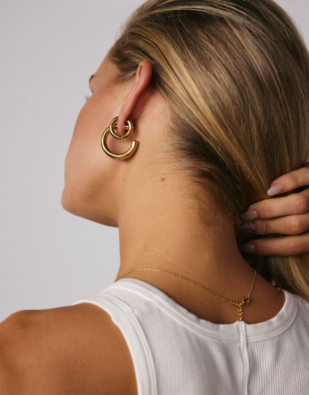 CENDRE - Rogue Huggie Earrings