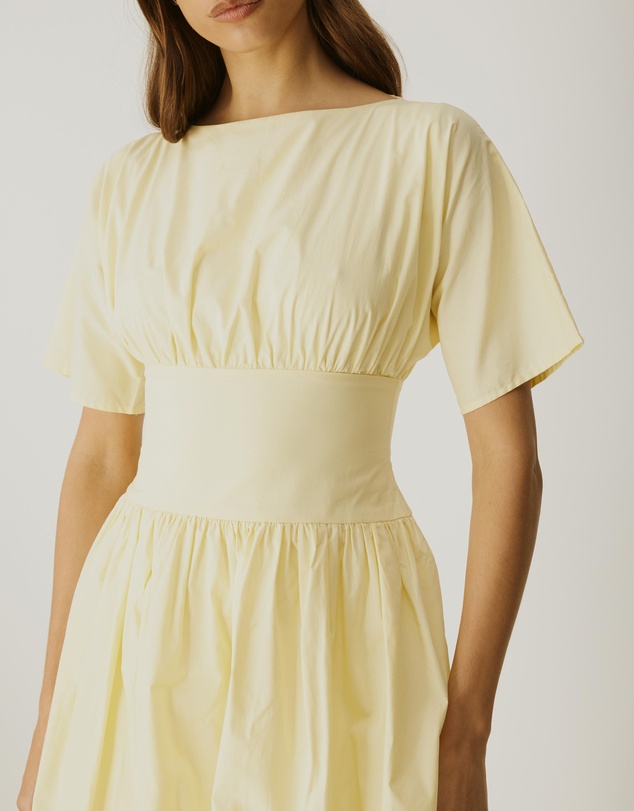 Atmos&Here - Nicky Cotton Poplin Mini Dress