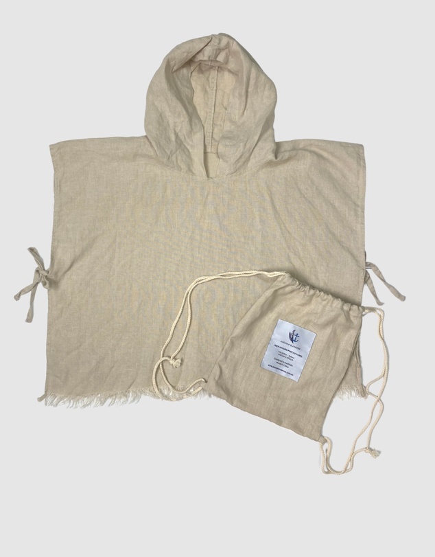 Anchor & Arrow - Linen Hooded Poncho Towel