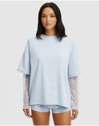 Cotton On Body - Oversized Layered Long Sleeve Top