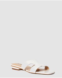 Dune London - Loupe - White Patent