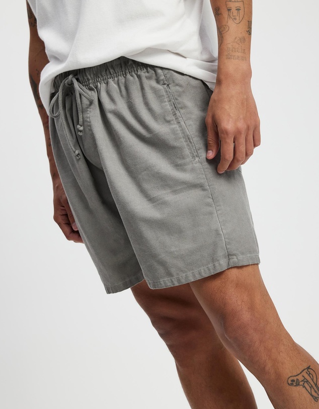 Surrounded By Ghosts - The Andradite Linen Drawstring Shorts