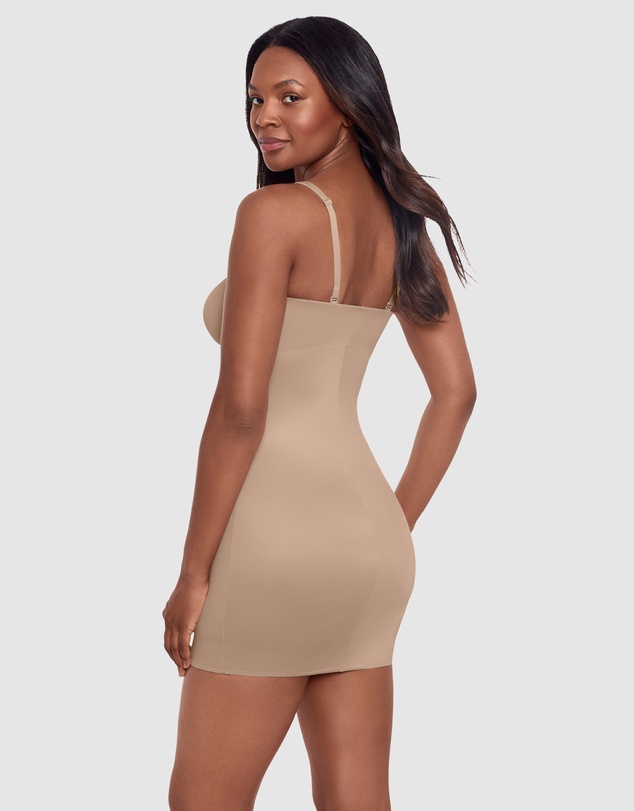 Miraclesuit Shapewear - Convertible-to-Strapless Multiway Shaping Slip Dress