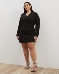 Atmos&Here Curvy - Ari Tuxedo Blazer Dress