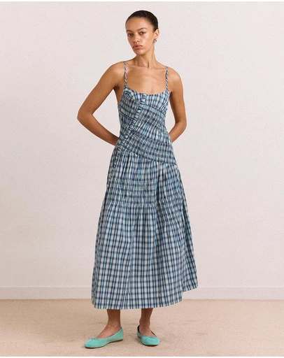 Damson Madder - Lyra Midi Dress