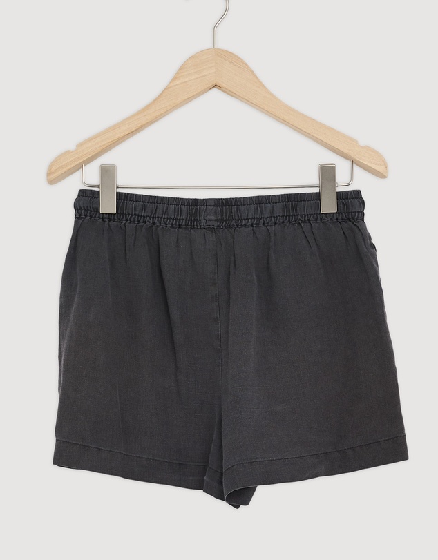 Revibe - Repaired Assembly Label Linen Relaxed Short