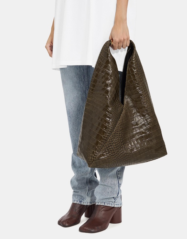 MM6 Maison Margiela - Medium Japanese Crocodile Print Bag