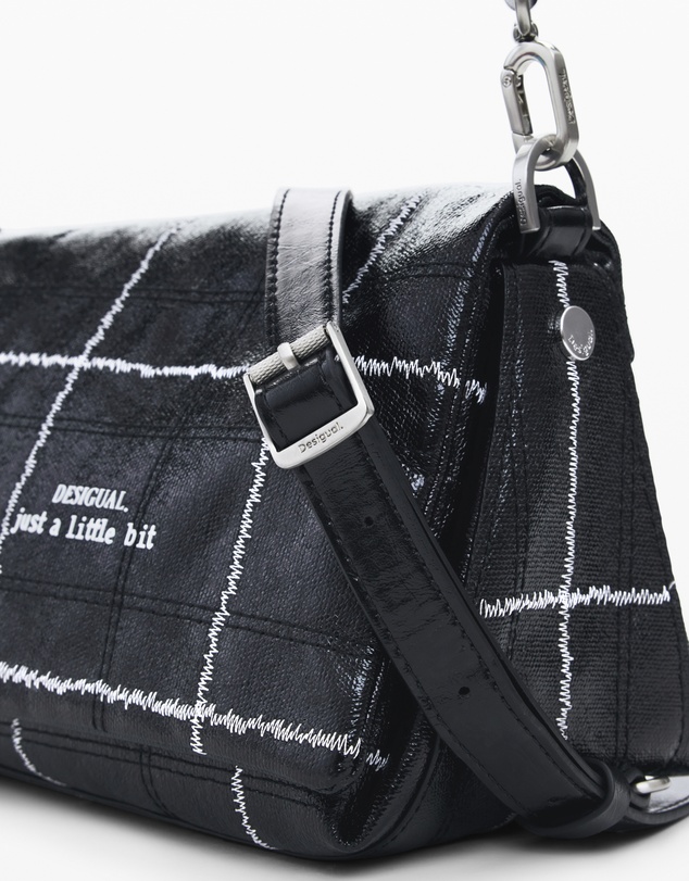 Desigual - Medium shiny crossbody bag