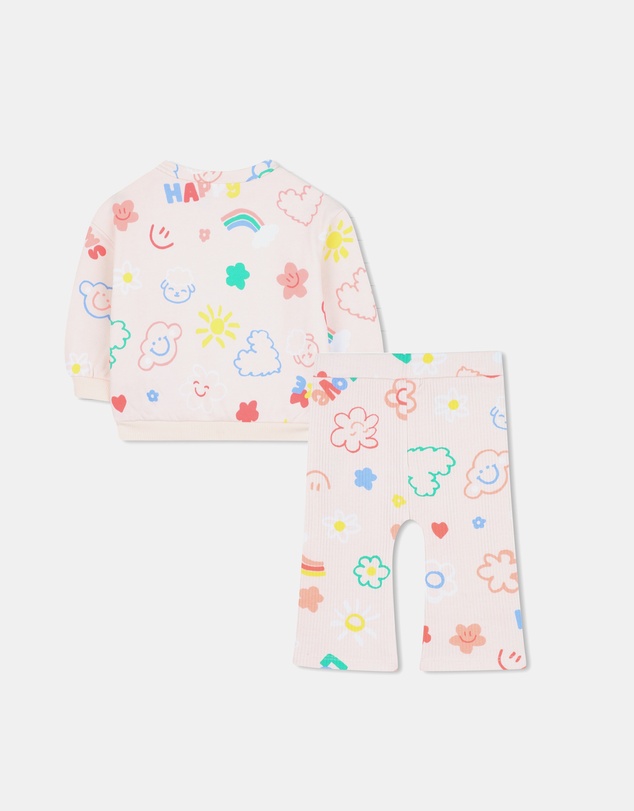 Billieblush - Heart Detail Sweater and Trousers Set - Babies
