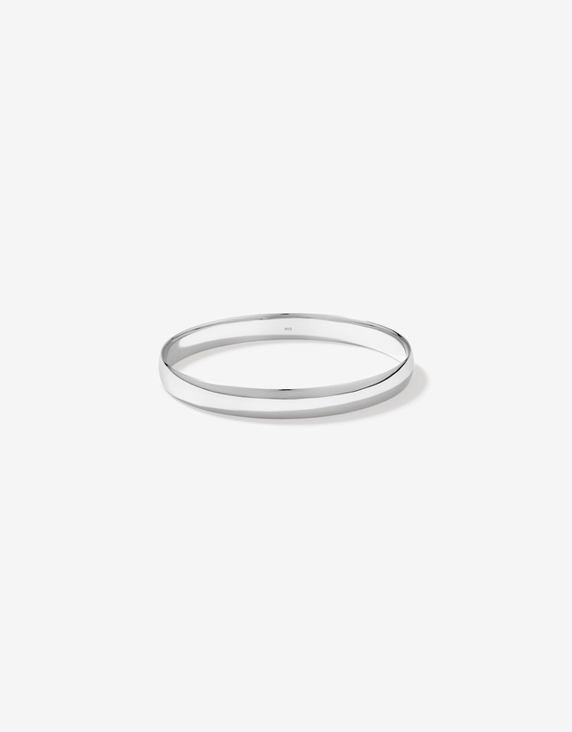Michael Hill - 7.5mm-8mm Round Bangle in Sterling Silver