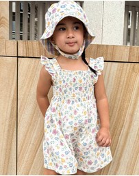 Purebaby - Shirred Jumpsuit -Kids-Babies