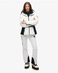 Superdry - Luxe Belted Ski Padded Slim Fit Jacket