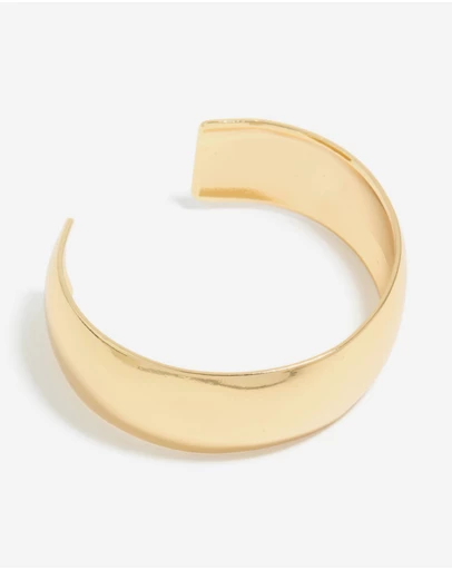 Lovisa - Waterproof Gold Plated Stainless Steel Thick Open Wrist Cuff