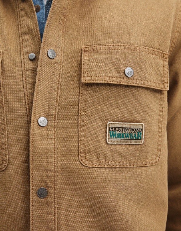 Country Road - Workwear Garment Dyed Canvas Overshirt