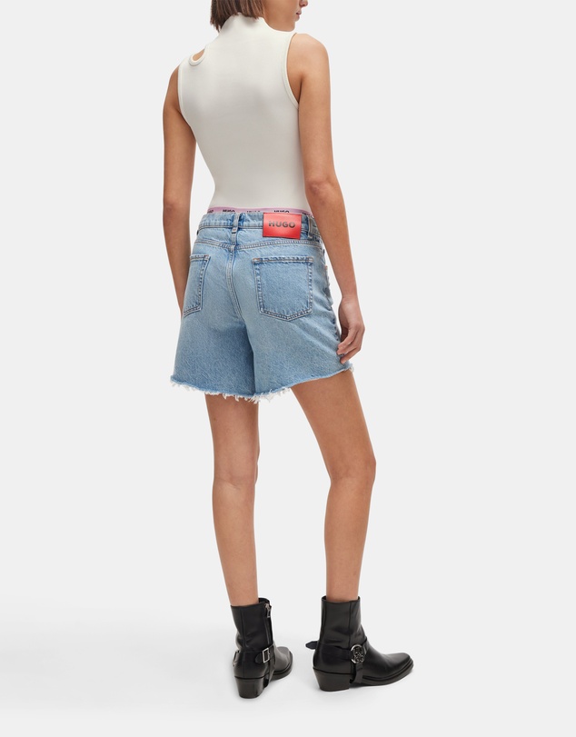 HUGO - Regular Fit Denim Shorts