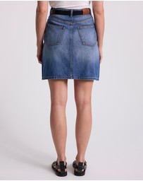 David Lawrence - Goldie Denim Mini Skirt