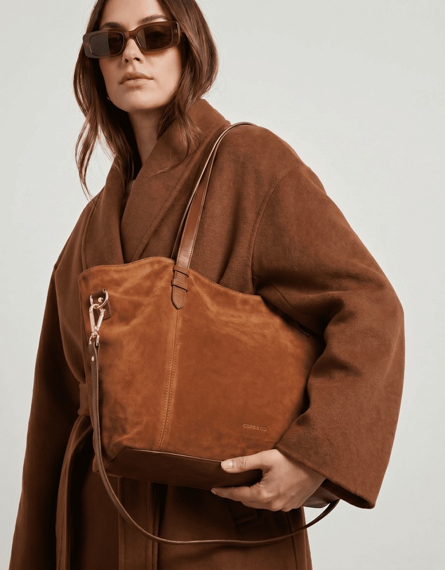 Cobb & Co - Hawthorn Suede Leather Tote