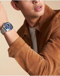 Fossil - Sport Tourer Silver Tone Chronograph Watch