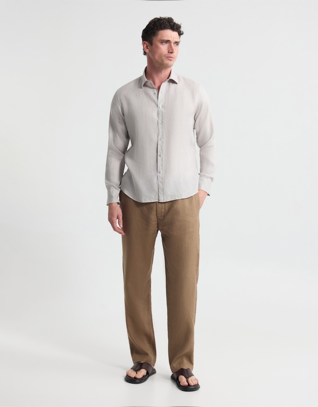 Oxford - Cooper Ls French Linen Shirt
