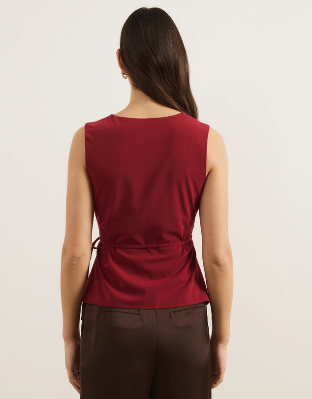 Atmos&Here - Ellie Wrap Waist Vest Top