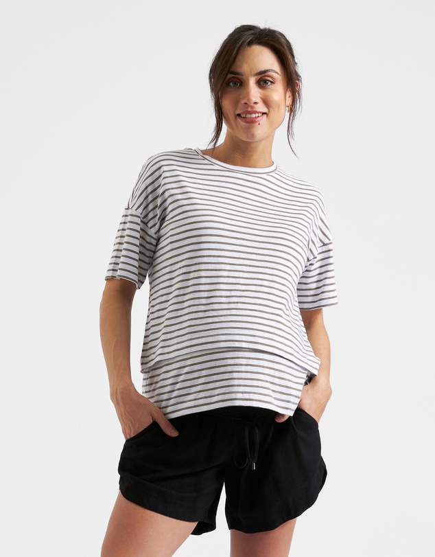 Ripe Maternity - Claudette Nursing Tee