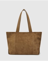Nakedvice - The Gina Mocha Suede Bag