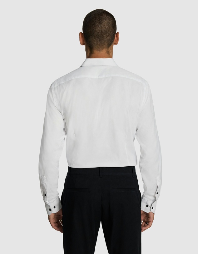 yd. - Heart Textured Slim Shirt