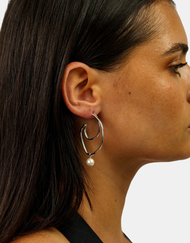 Sonne Jewellery - Bella Silver Pearl Earrings