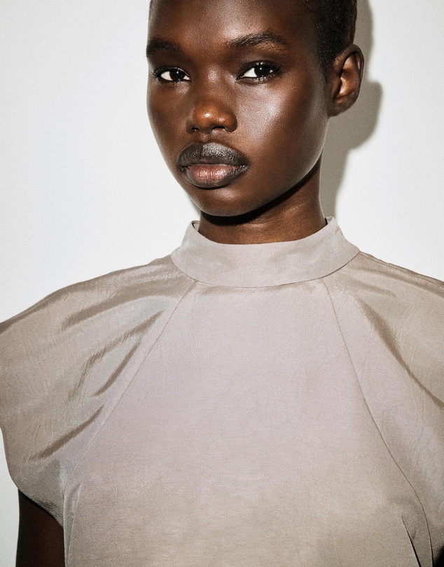 COS - Sculpted High-Neck Dress
