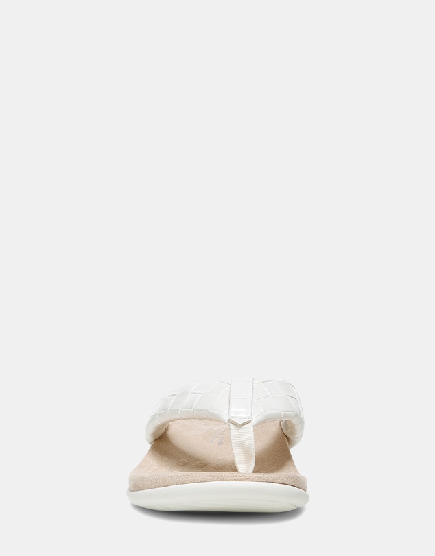 Vionic - Layne Toe Post Sandal - Cream Woven