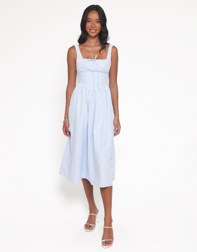 Petal & Pup - Kinslee Midi Dress - Blue