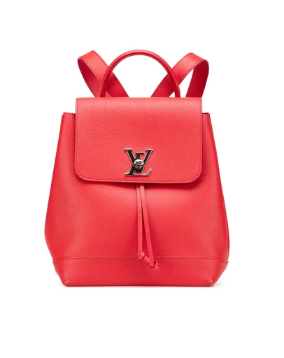 Pre-Loved by Azura Reborn - Pre-Loved louis vuitton Elegant Leather Backpack with Adjustable Straps and Interior Pockets