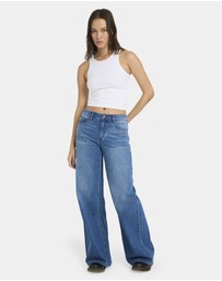 Volcom - Womens Stoned BF Low Rise Denim Jeans
