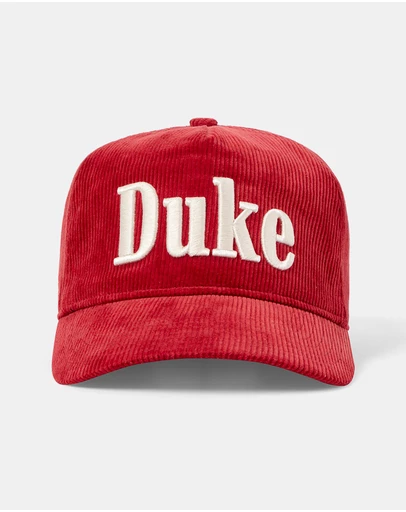 Duke + Dexter - Duke Red Corduroy Cap