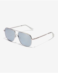 Hawkers Co - HAWKERS - Silver Chrome TEARDROP Sunglasses for Men and Women UV400