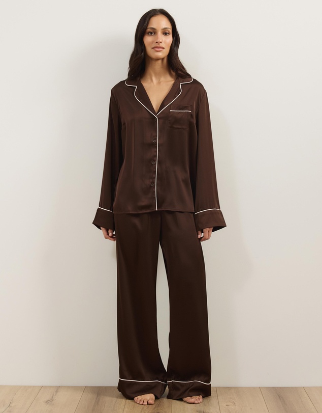 Atmos&Here - Pia Satin Long Sleeve Pyjama Set
