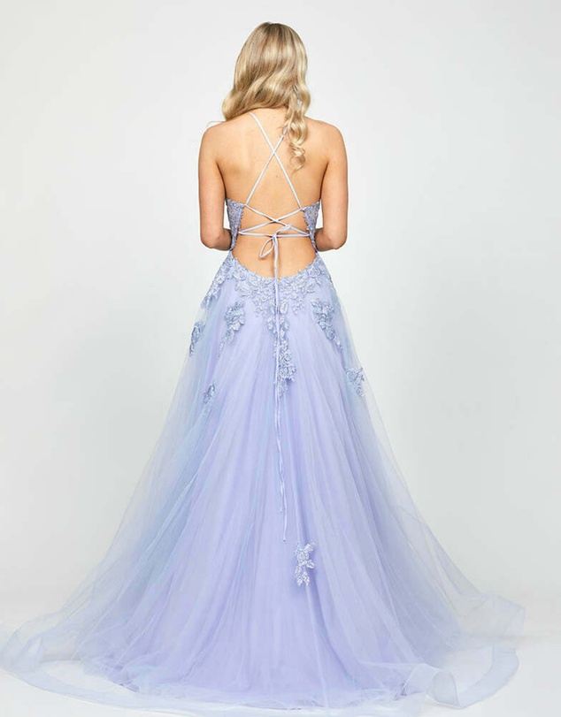 Bariano - Rosalee Embellished Ball Gown