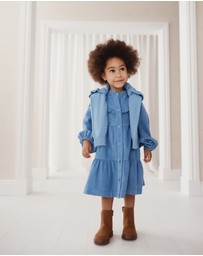 Country Road - Organically Grown Cotton Long Sleeve Corduroy Dress