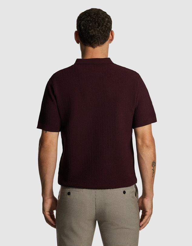 yd. - Wesley Knitted Polo Shirt