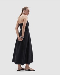 UNISON - Strapless Linen Maxi Dress