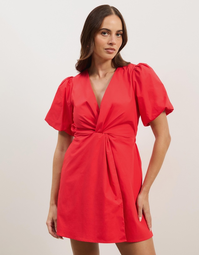 Atmos&Here - Cole Cotton Poplin Mini Dress