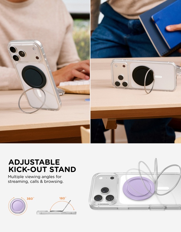 PopSockets - PopGrip LowPro MagSafe Mount Grip Stand