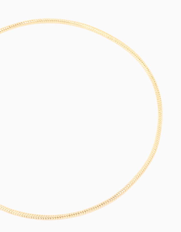 Lovisa - Gold Cubic Zirconia Heart & Snake Chain Bracelets 2-Pack
