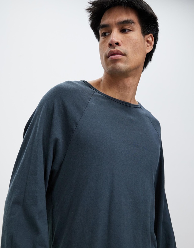 Surrounded By Ghosts - The Anatase Rib Knit Raglan Long Sleeve T-Shirt